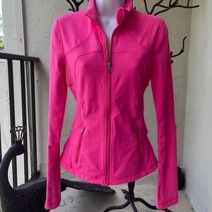Lululemon Hot Pink Zip Turtleneck Jacket